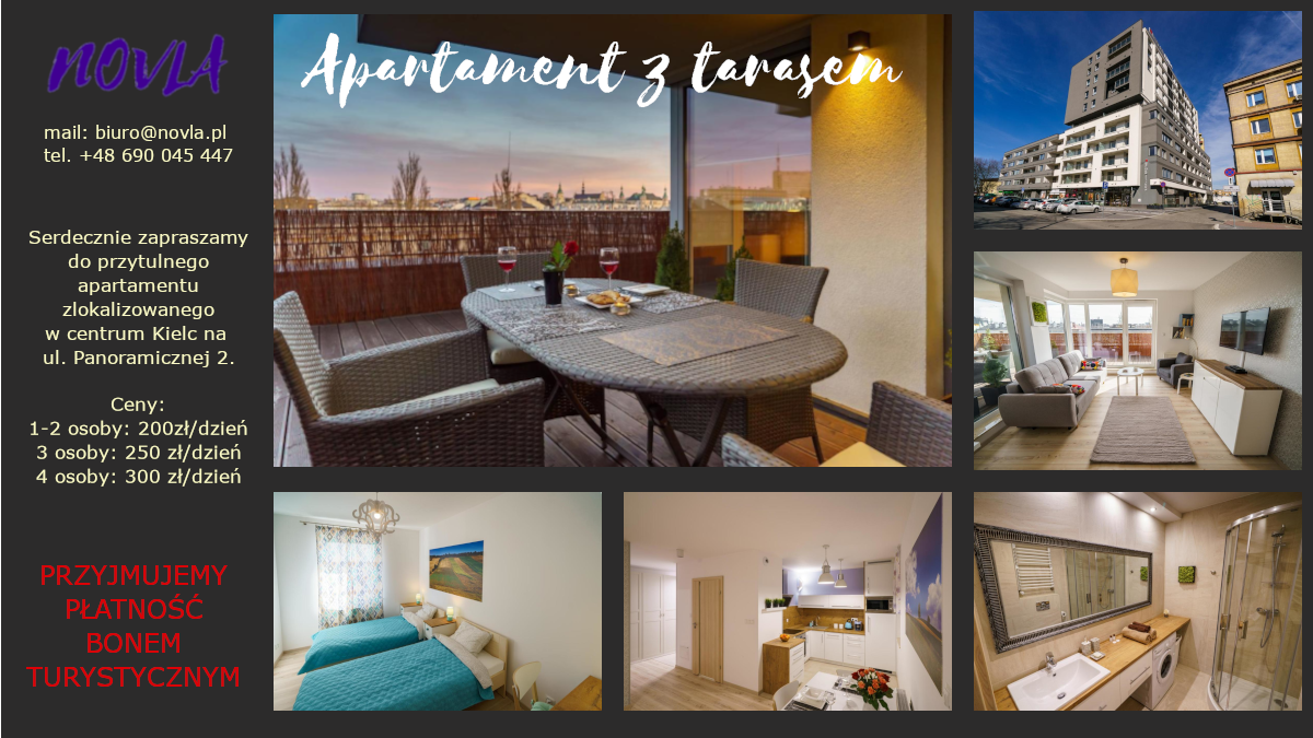 Apartament z tarasem
